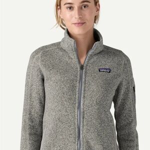 Patagonia Better Sweater Fleece Jacket Light Gray Zip-Up. Large. Worn twice.
